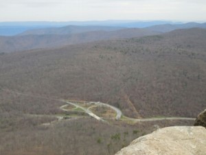 Thornton Gap from Mary'a Rock...