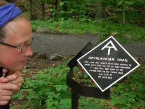 The lowest point on the Appalachian Trail (124') is right next to the zoo's black bear enclosure...