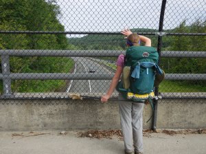 Trying to get drivers to honk on the I-90 overpass...