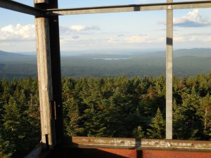 Looking to the east out of the Glastonbury Mtn. fire-tower...