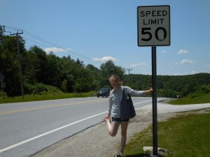 Waiting on a bus to Rutland to pick up supplies...