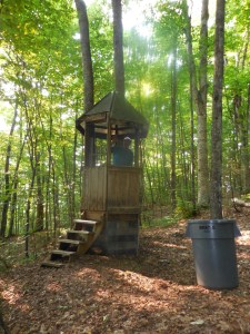 Privy at the Thistle Hill shelter...it worked well! :-)