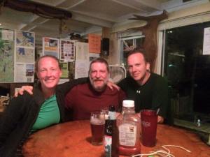 Hanging out at the Lakeshore House Pub in Monson with friend Bo Manton...