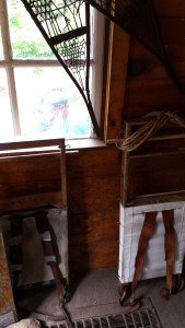 A few Hut caretaker pack-racks. Young seasonal workers haul supplies strapped to these up to the huts a few times each week...
