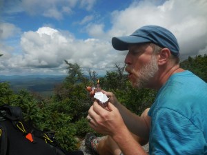 For my birthday, we entered Maine and hiked past our 1000th trail mile!