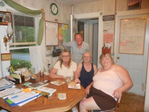 The ladies that make the hostel run...