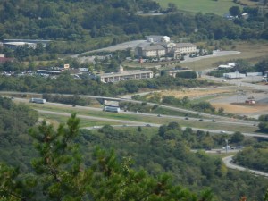 Troutville, VA from the south...