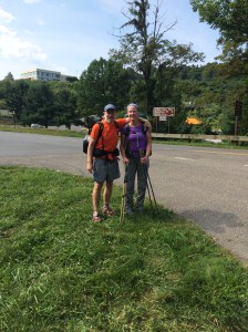 Mom & Dad Miller dropped us off at Rockfish Gap...