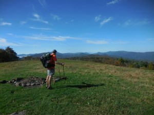 Looking toward the Smokies...