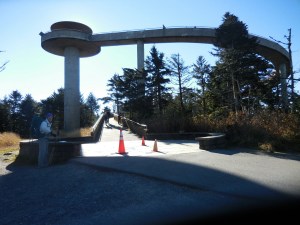 Clingman's Dome Vista Ramp...handicapped accessible...